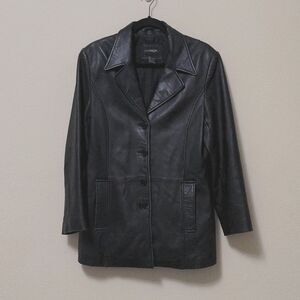 Outbrook Vintage Black Genuine Leather Jacket